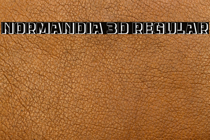 Normandia 3D Regular Example 1