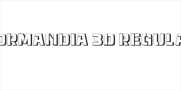 Normandia 3D Regular Logo