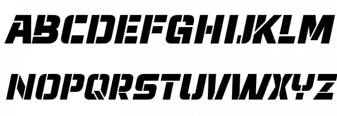 Normandia Italic Fonte MAIÚSCULAS