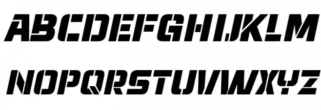 Normandia Italic फ़ॉन्ट लोअरकेस