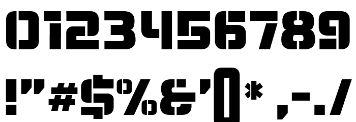Normandia Regular Font OTHER CHARS