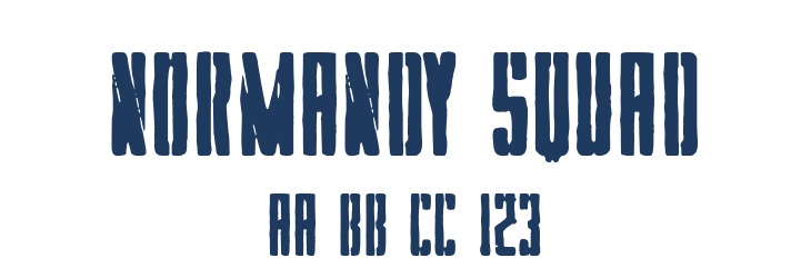 Normandy Squad Font Preview