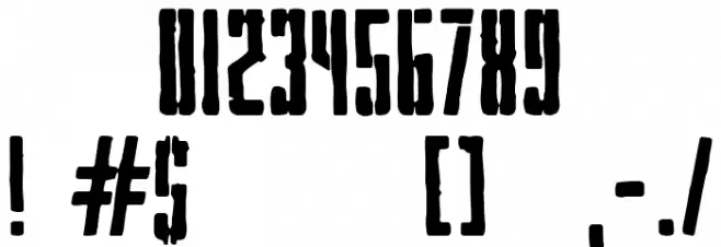 Normandy Squad Schriftart Anderer Schreiben