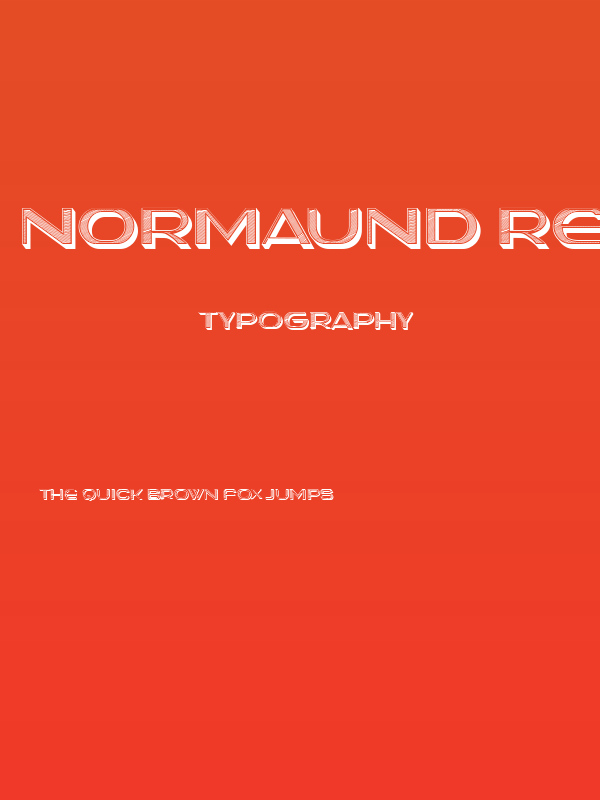 Normaund Regular Poster