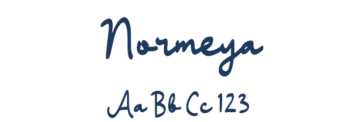 Normeya Font Preview