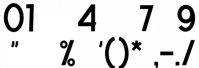 Normies Font OTHER CHARS