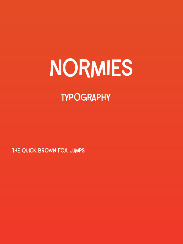 Normies Poster