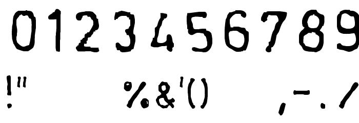 Normograf-Regular Font OTHER CHARS
