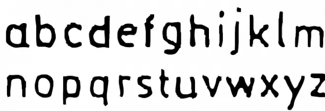 Normograf-Regular Шрифта строчной