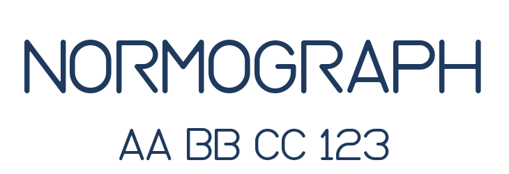 Normograph Font Preview