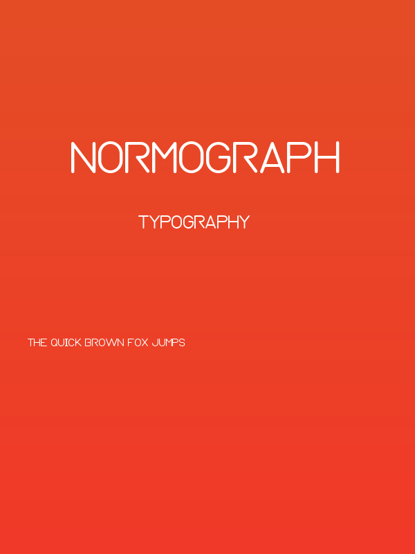 Normograph Poster
