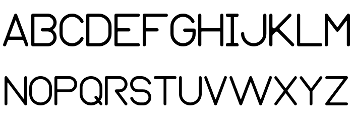 Normograph Font LOWERCASE