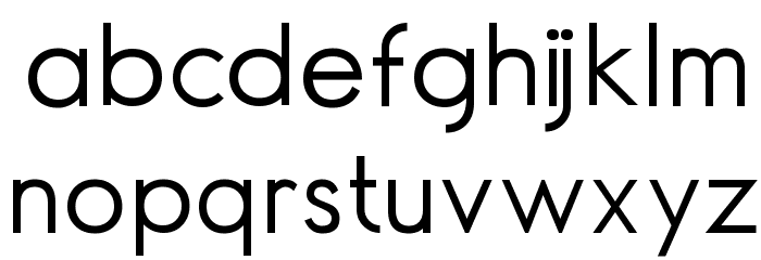Normographe Tryout Font LOWERCASE