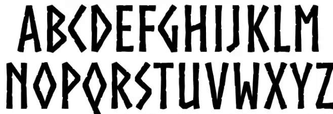 Norse Bold फ़ॉन्ट लोअरकेस