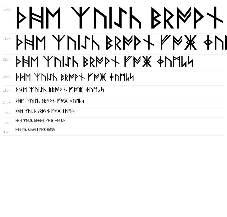 Norse Code Regular Waterfall