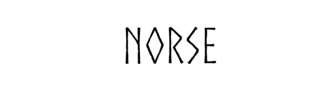 Norse  Frei Schriftart Herunterladen