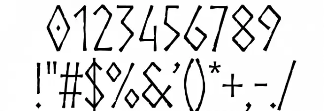 Norse Font OTHER CHARS