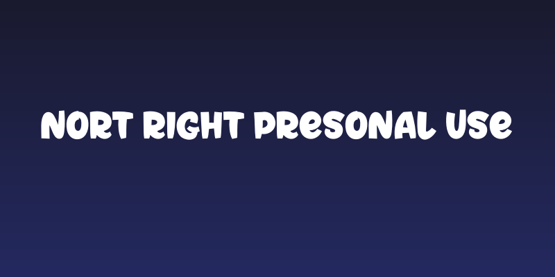 Nort Right Presonal Use Social Header