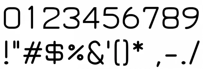 Nortar-Regular Font OTHER CHARS