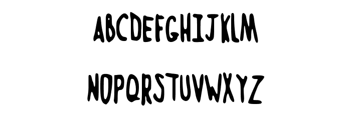NorteaaTallHand Font LOWERCASE
