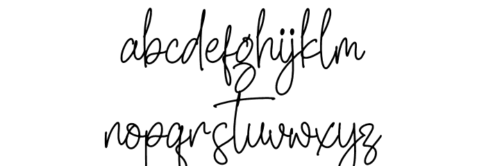 North Amsterdam Font LOWERCASE
