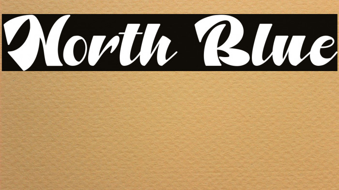 North Blue フォント examples
