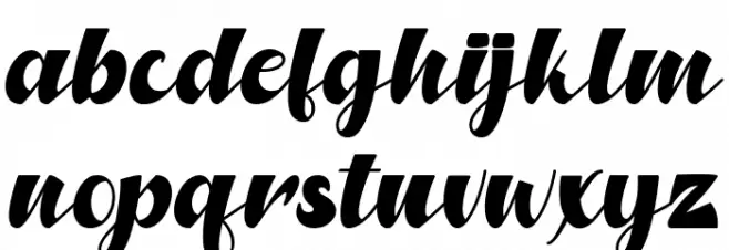 North Blue Caratteri MINUSCOLO