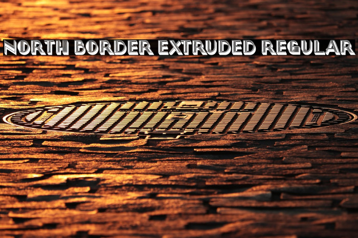North Border Extruded Regular Example 3