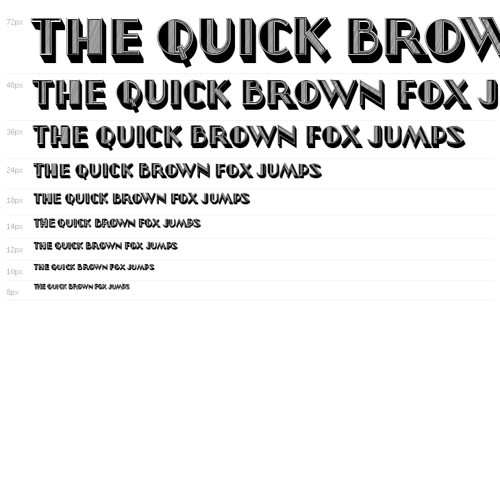 North Border Extruded Regular Waterfall