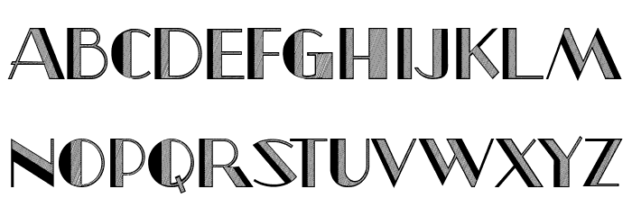 North Border Regular Font LOWERCASE