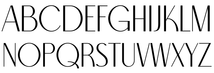 North Carossela Font LOWERCASE