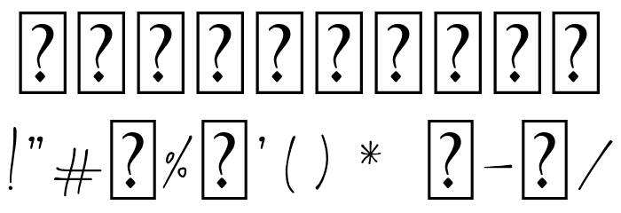 North City Font OTHER CHARS