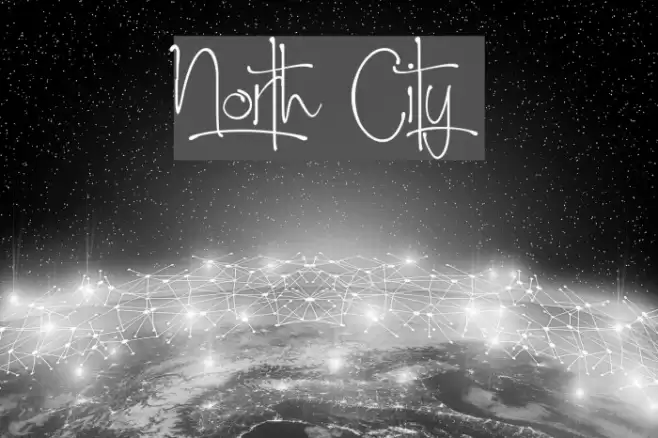 North City Font examples