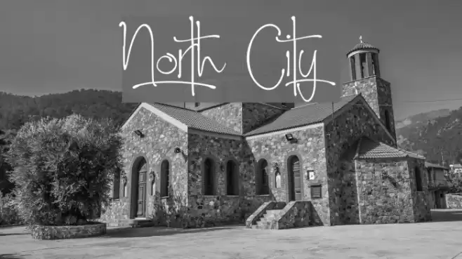North City Font examples