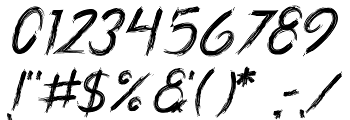 North Djakarta Font OTHER CHARS