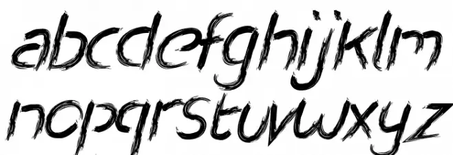 North Djakarta 字体 小写