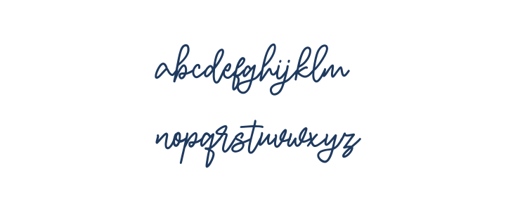 North Glides Free Regular Lowercase