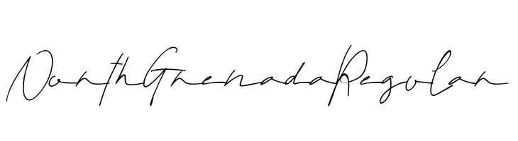 North Grenada Regular  Frei Schriftart Herunterladen
