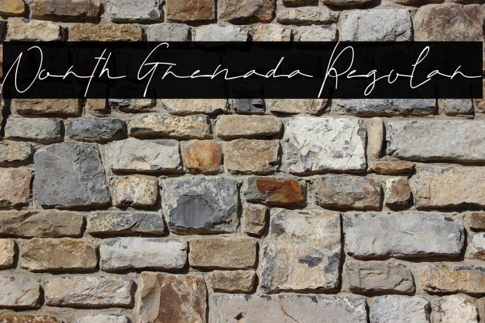 North Grenada Regular Font examples