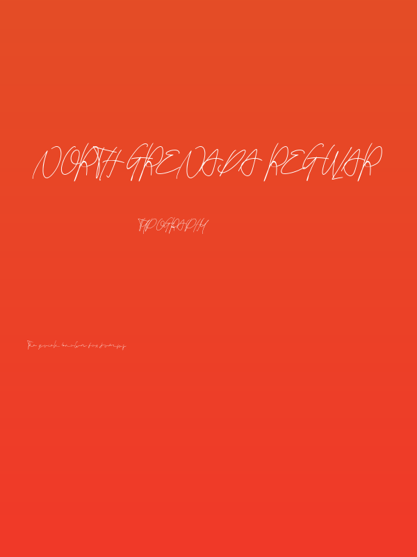 North Grenada Regular Poster