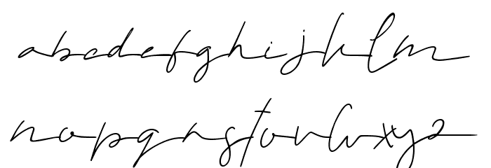 North Grenada Regular Font LOWERCASE
