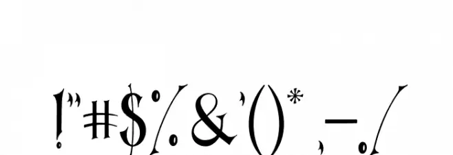 North Mountain DEMO-Regular Font OTHER CHARS