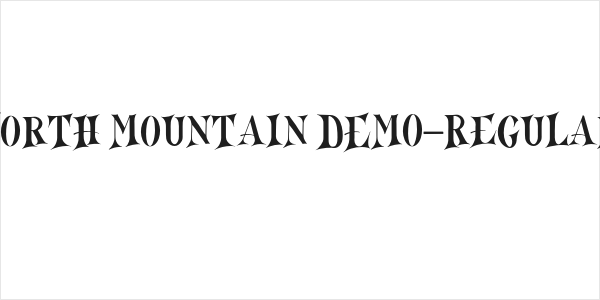 North Mountain DEMO-Regular Logo