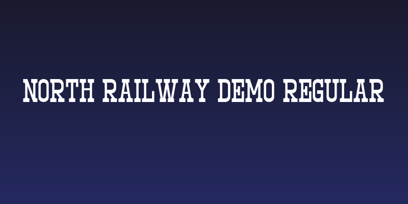 North Railway DEMO Regular Social Header