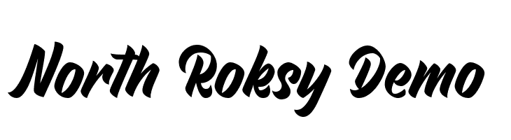 North Roksy Demo  Frei Schriftart Herunterladen