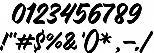 North Roksy Demo Font OTHER CHARS