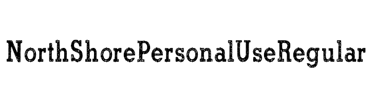 North Shore Personal Use Regular  لخطوط تنزيل