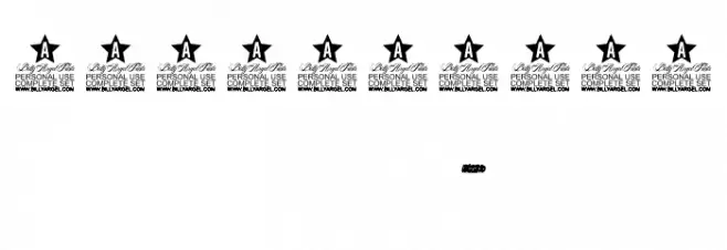 North Shore Personal Use Regular Font OTHER CHARS