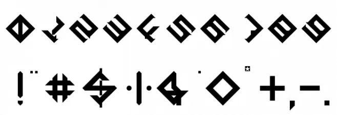 North Square Regular Font OTHER CHARS