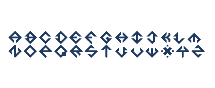 North Square Regular Lowercase